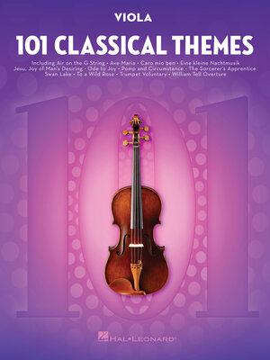 cover image of 101 Classical Themes for Viola